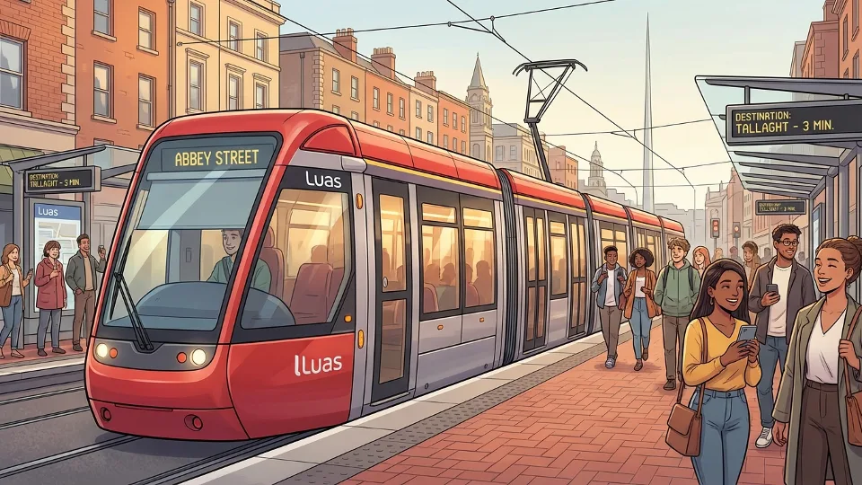 Dublin's Luas Red Line Keeps Ireland Moving