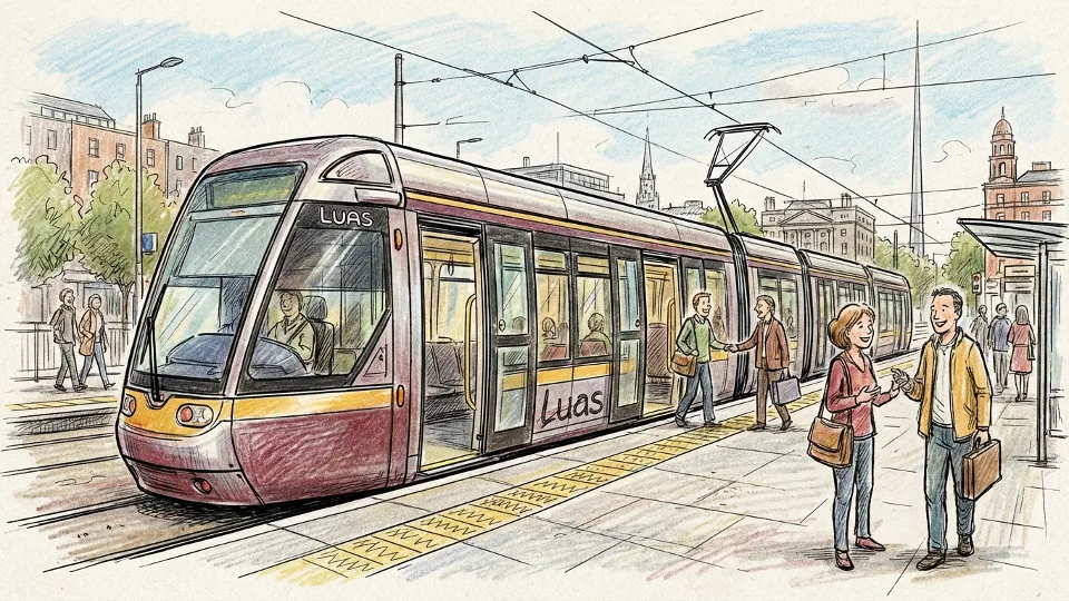 Ireland Luas Tram Gets Quick Maintenance Response