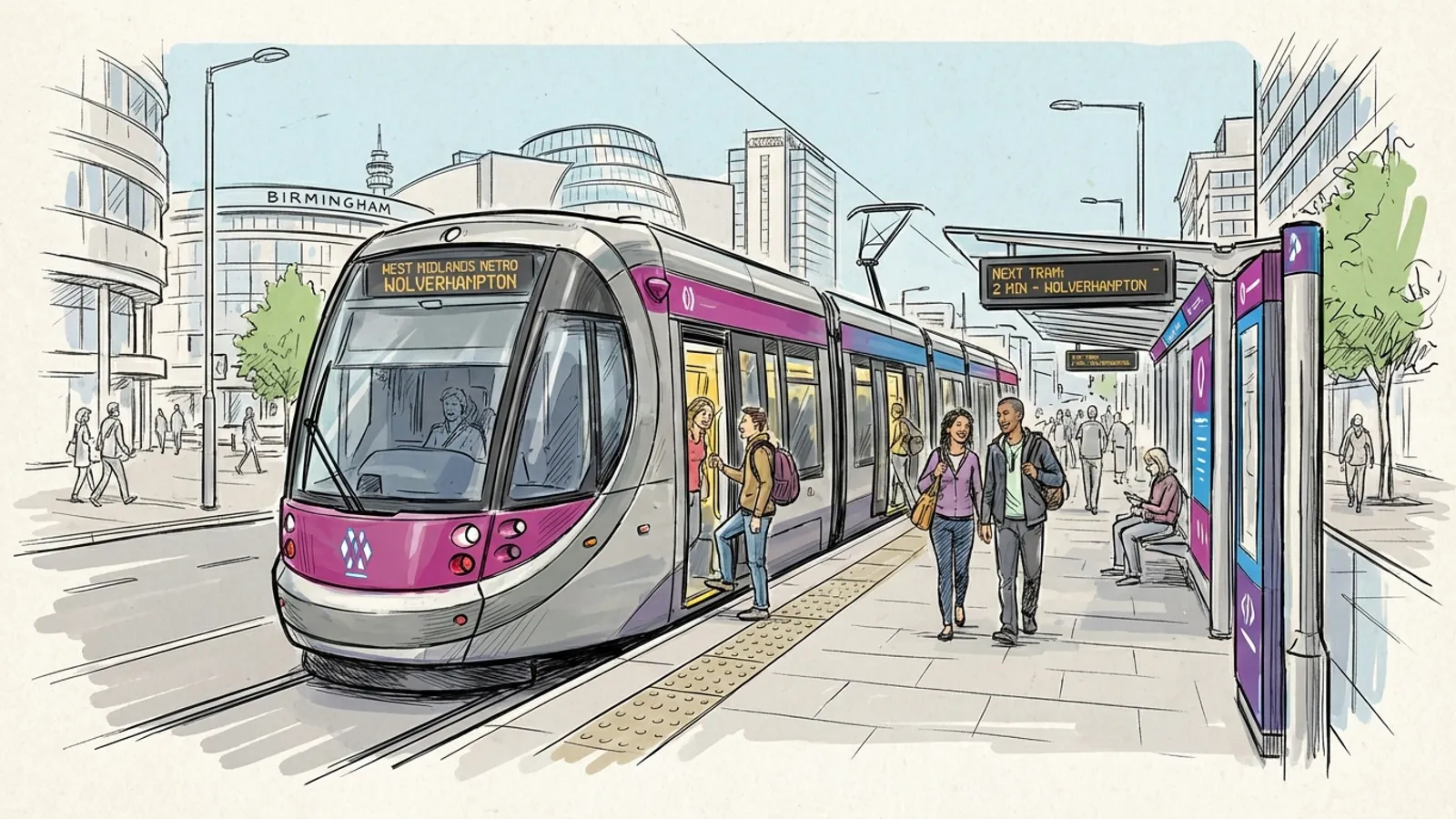 West Midlands Metro Runs Smooth, Reliable Service