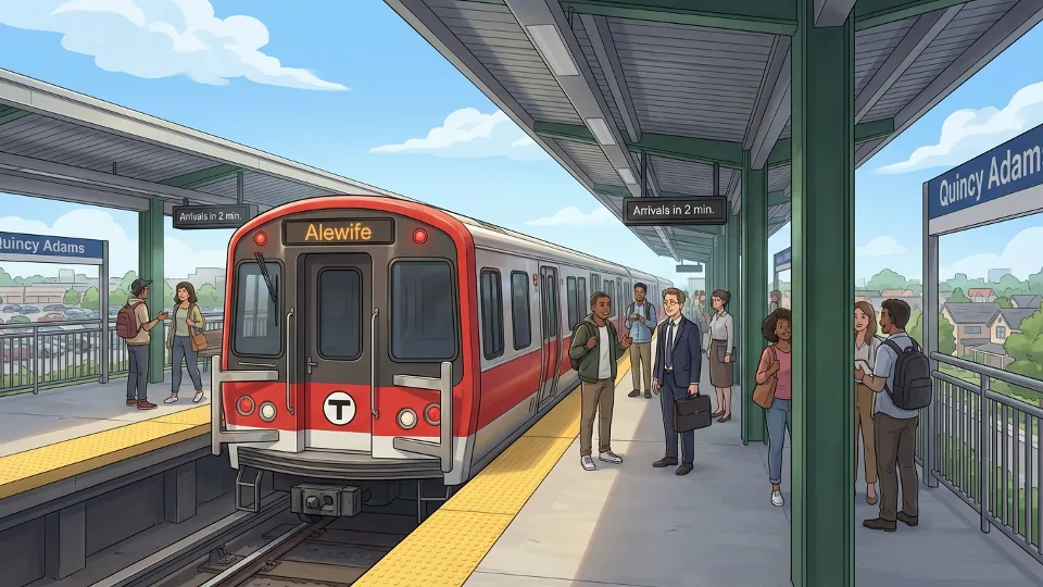 Boston Red Line Adapts After Quincy Adams Delay