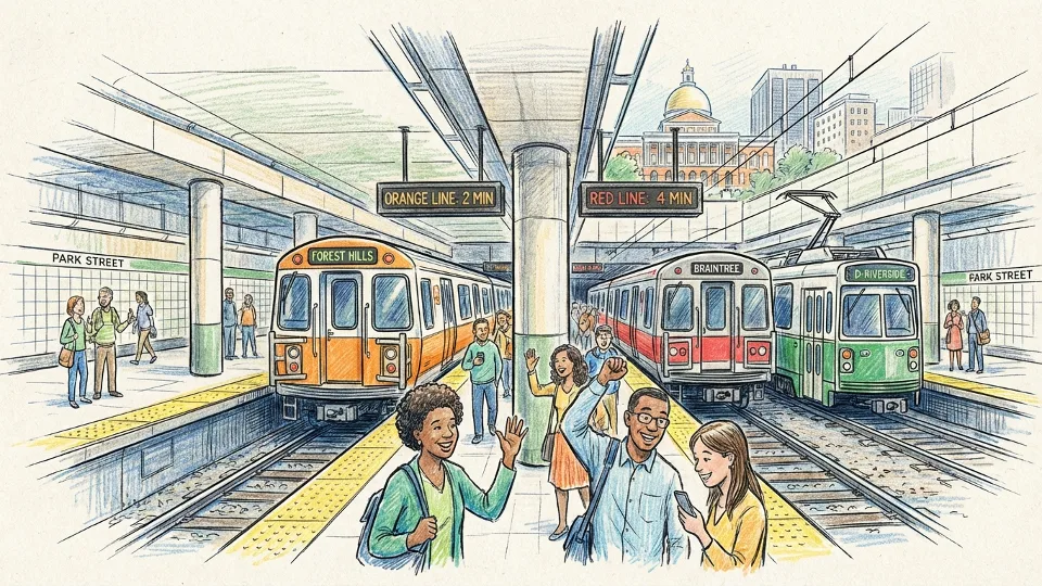 Boston MBTA Resolves Train Delay, Service Restored