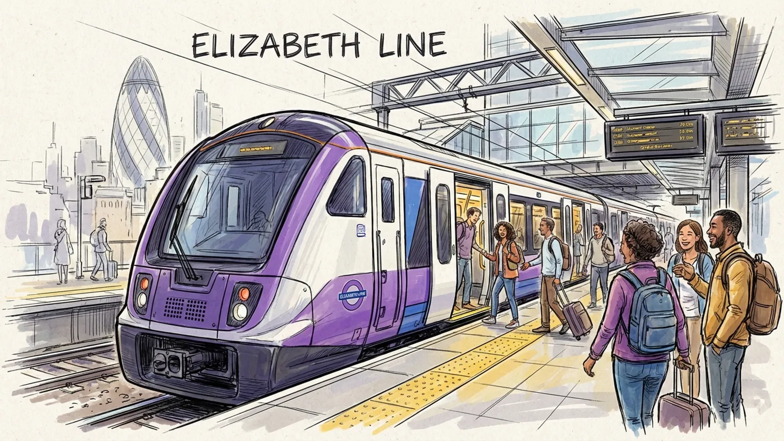 Elizabeth Line Display Glitch Sparks Quick Response