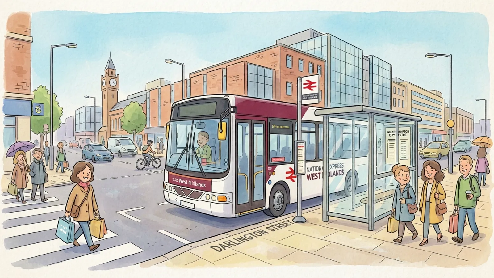 West Midlands Routes Restored After Construction Ends