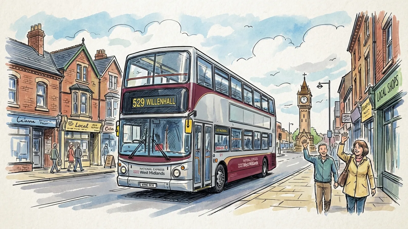 West Midlands Buses Adapt to Willenhall Road Closure