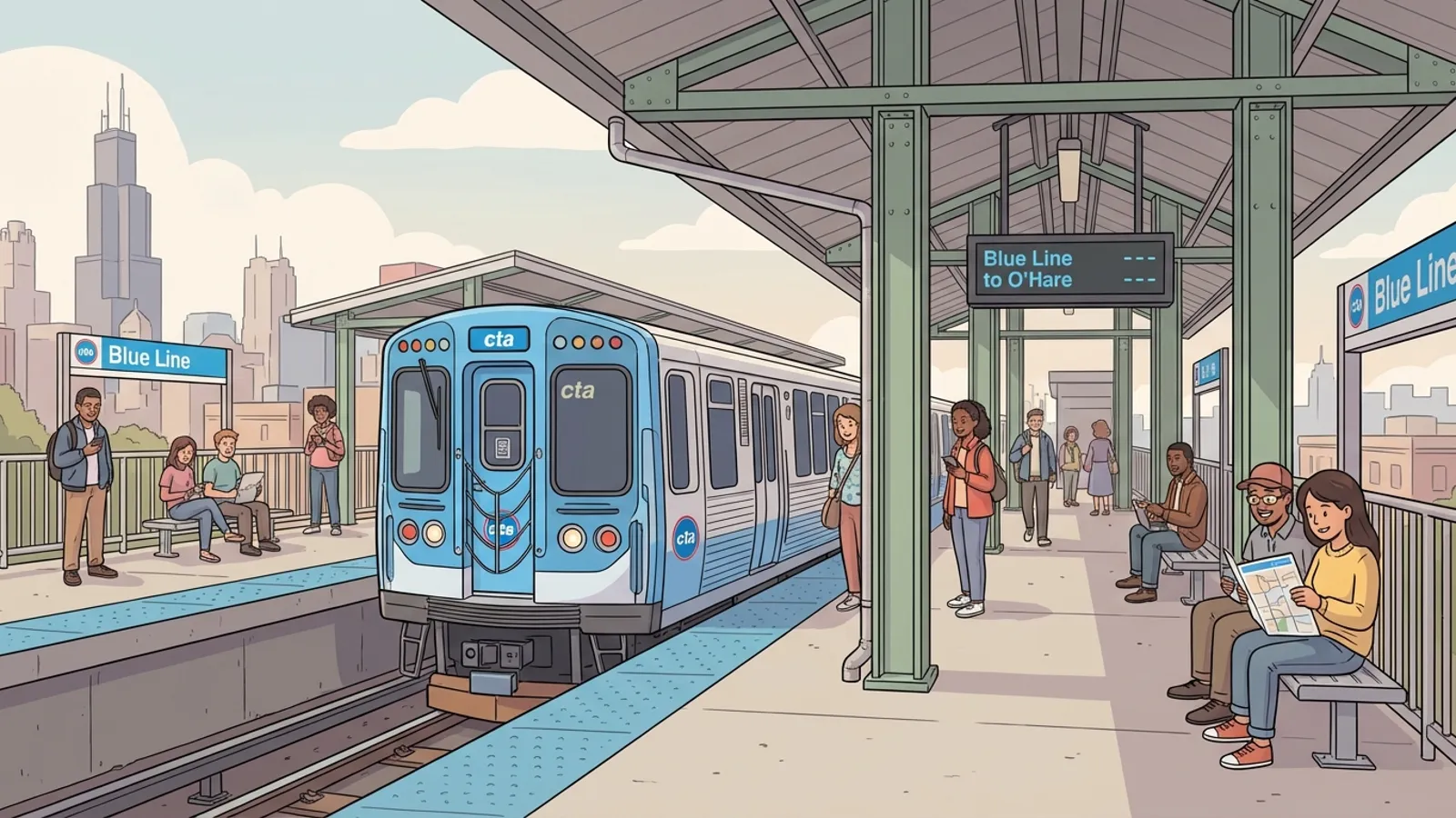 Chicago Blue Line Track Work Brings Service Upgrade