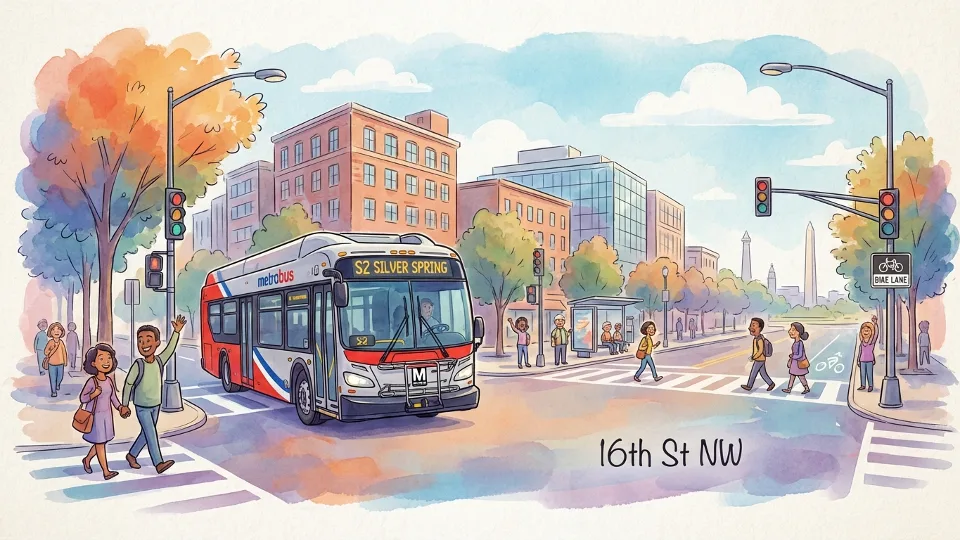 DC-Maryland-Virginia Routes Adapt to 16th Street Work