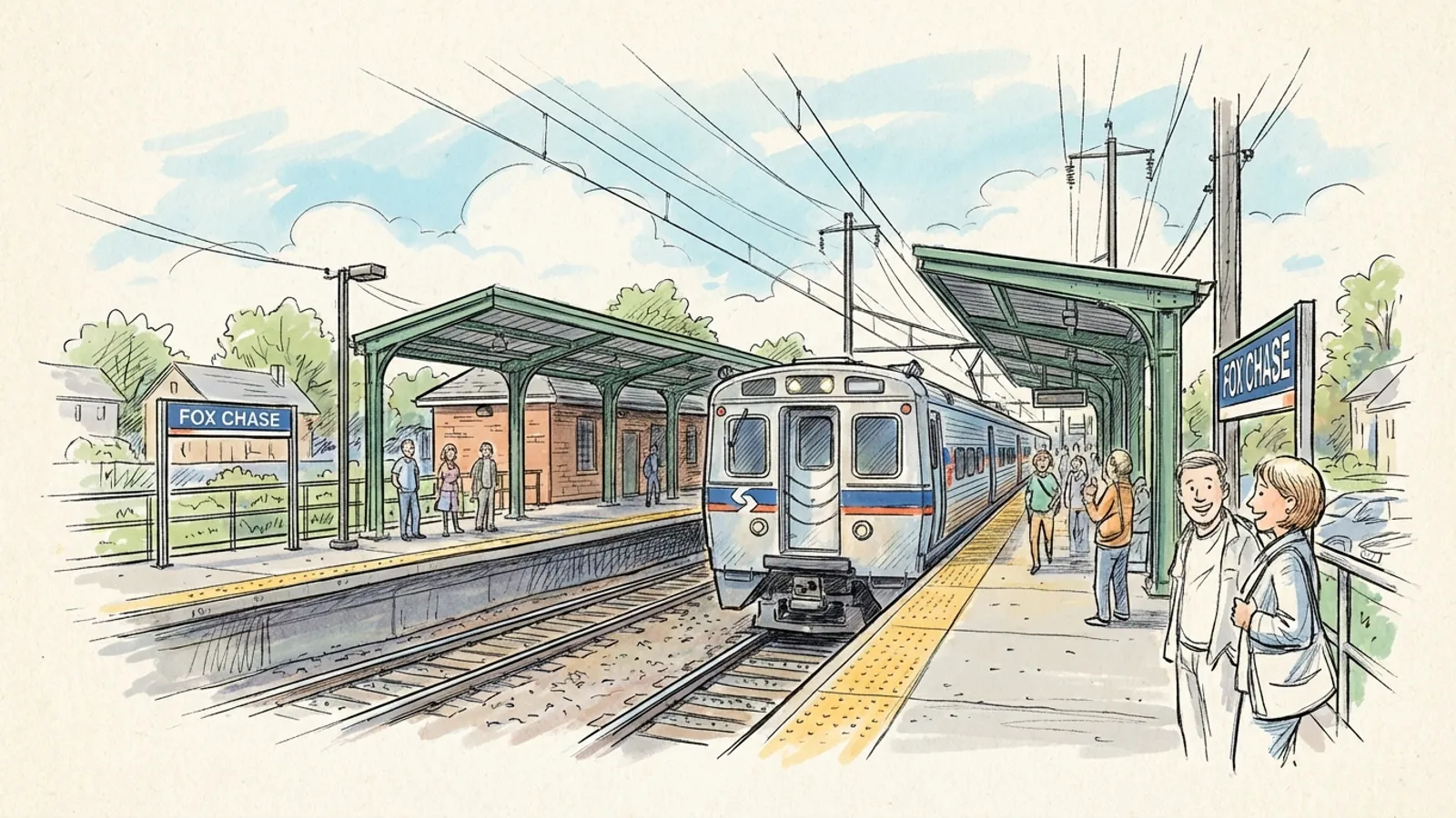 Philadelphia's Fox Chase Line Adapts With Bus Service