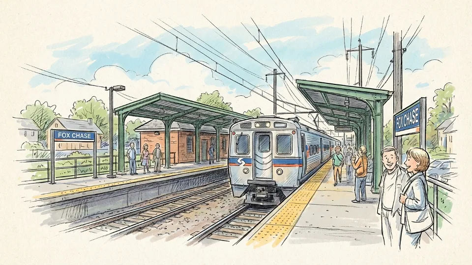 Philadelphia's Fox Chase Line Adapts With Bus Service