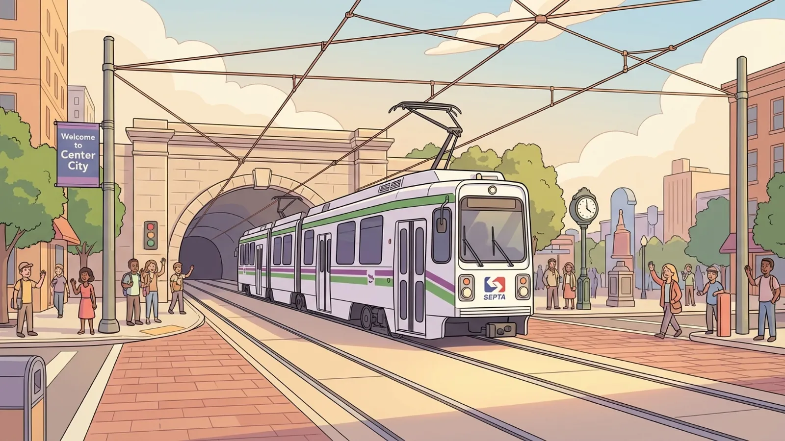 Philadelphia Trolley Tunnel Reopens After Repairs