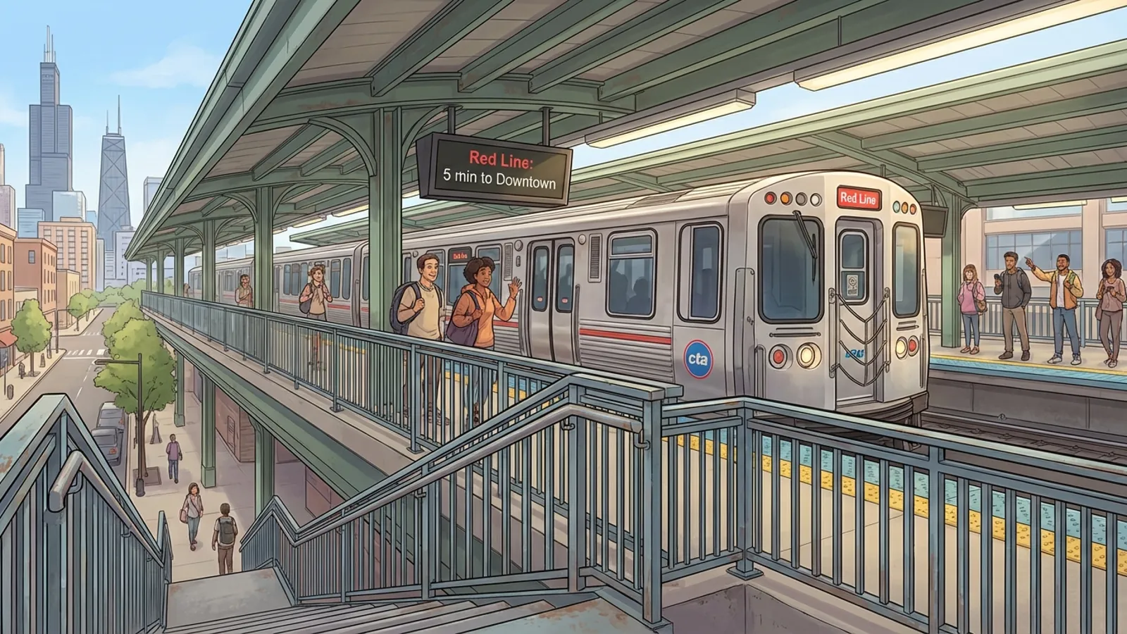Chicago Red Line Adapts as 69th St Elevator Repairs Begin
