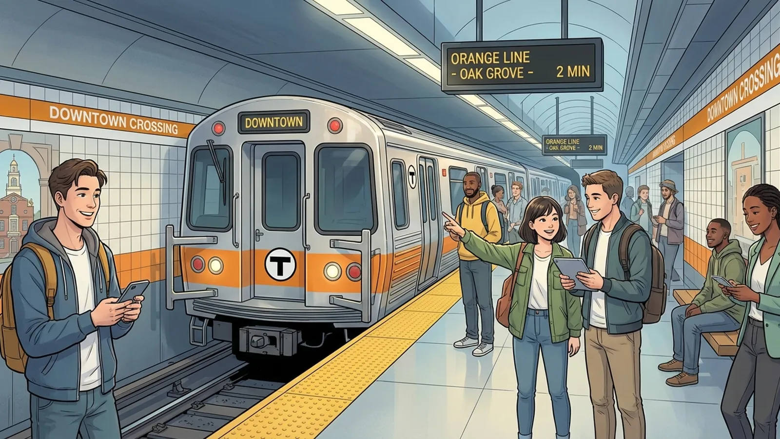 Boston MBTA Plans January Service Updates