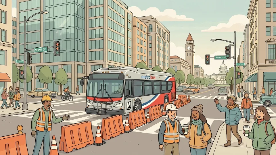 DC Construction Detour Reshapes Downtown Transit
