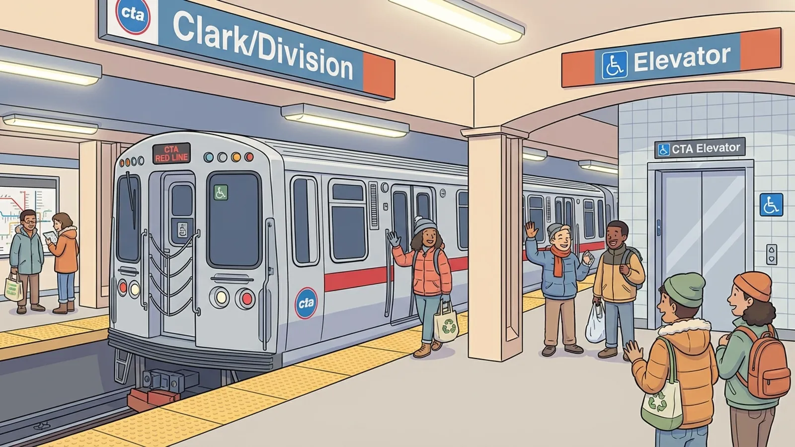 Chicago CTA Works to Restore Elevator Access