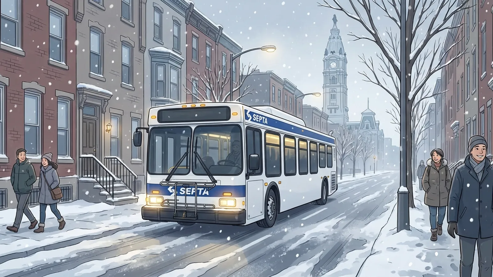 Philadelphia SEPTA Preps to Keep City Moving Through Snow
