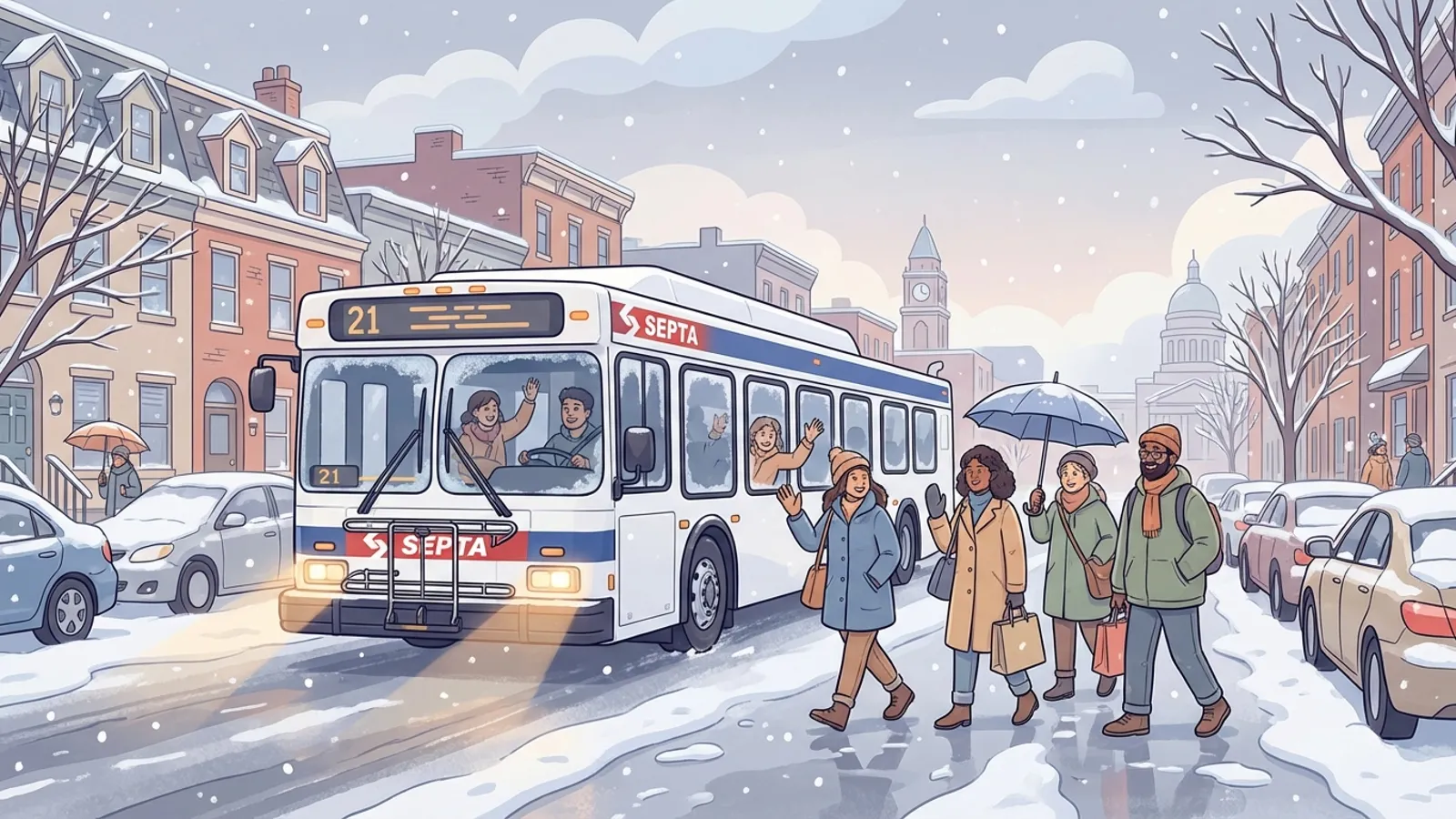SEPTA Keeps Philadelphia Moving Through Winter Weather