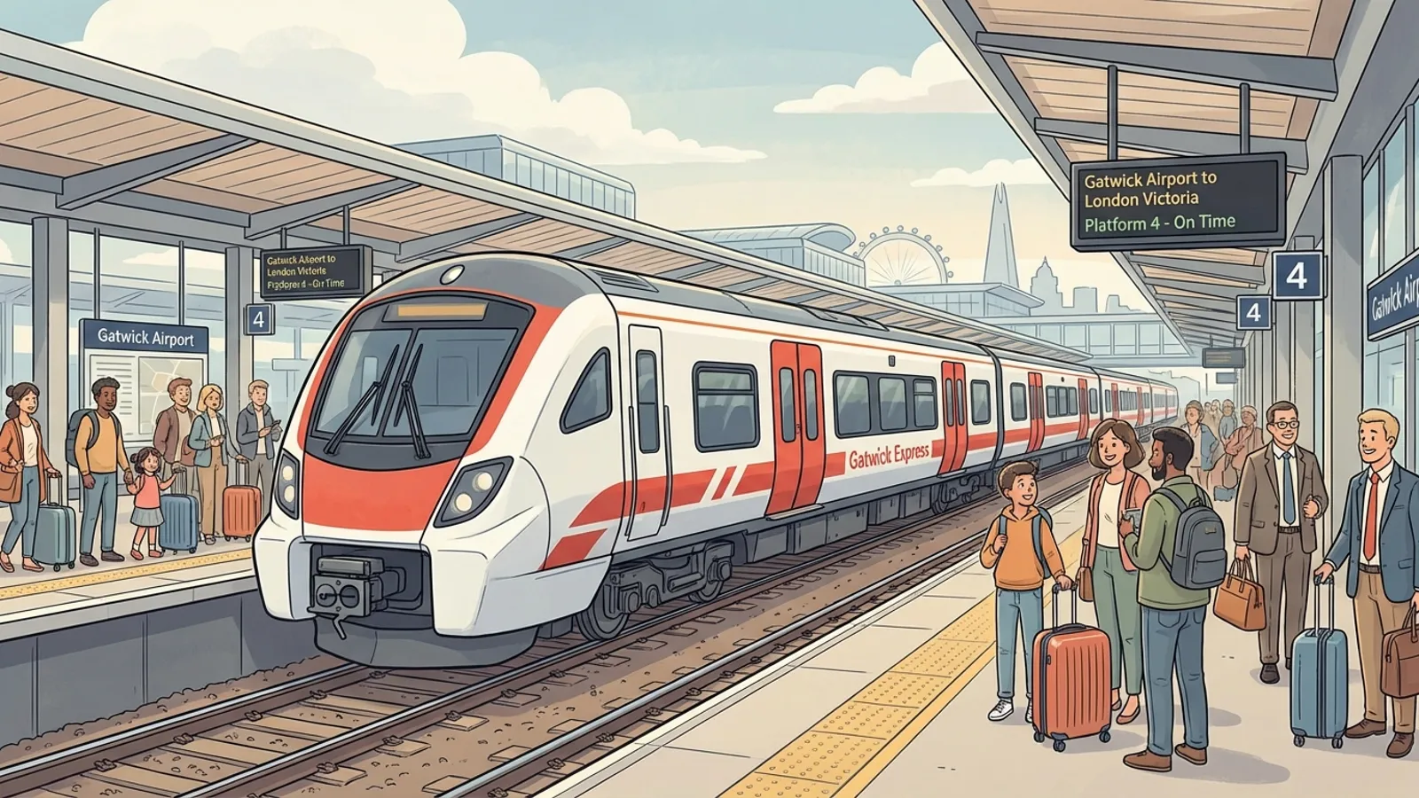 Gatwick Rail Disrupted — London Travelers Adapt