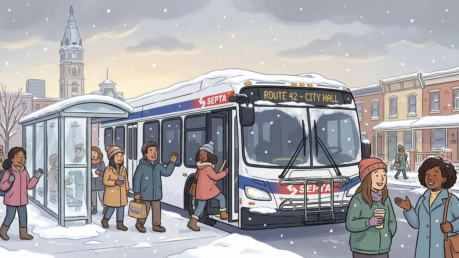 Philadelphia Transit Adapts as Cold Snap Tests Systems