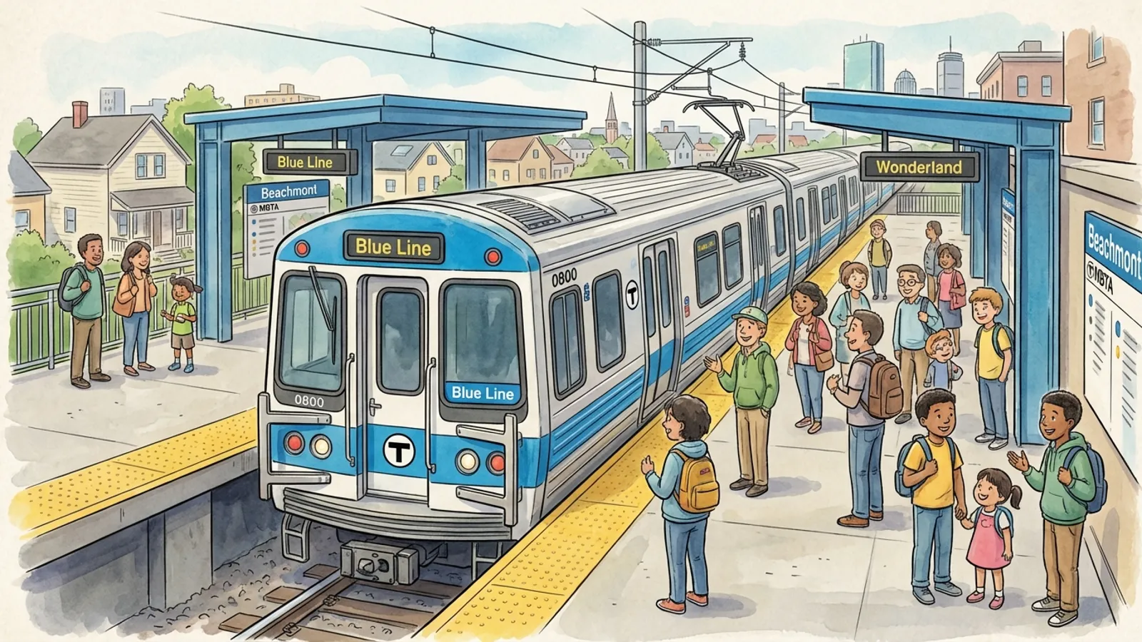 Boston Blue Line Restored After Brief Disruption