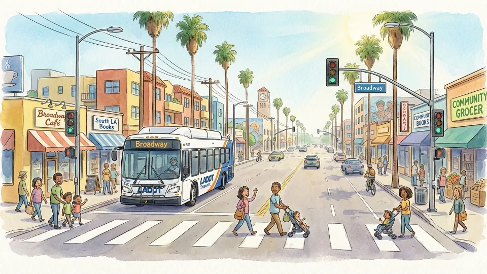 LA Transforms Broadway With Safety Upgrades