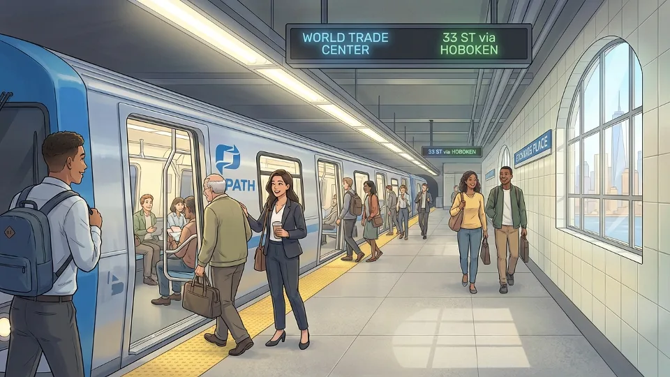 NYC PATH Service Restored After Medical Response