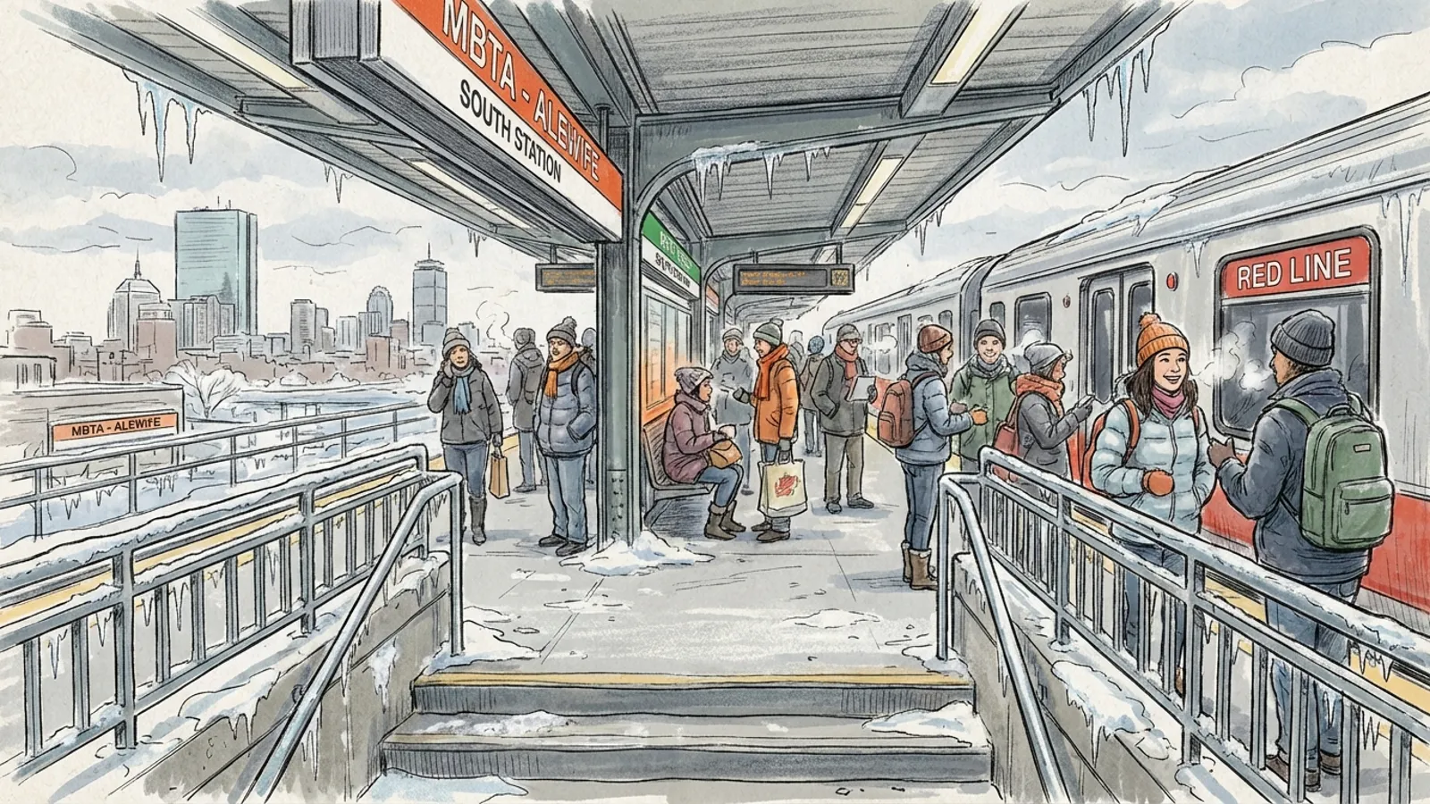 Boston MBTA Adapts to Winter Weather Challenges