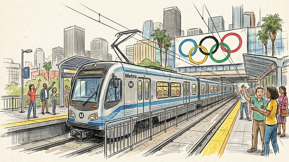 LA Metro Prepares Transit for 2028 Olympics