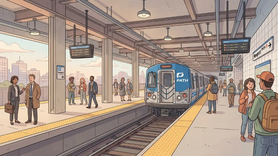 NYC Newport Station Adapts to Single-Track Service