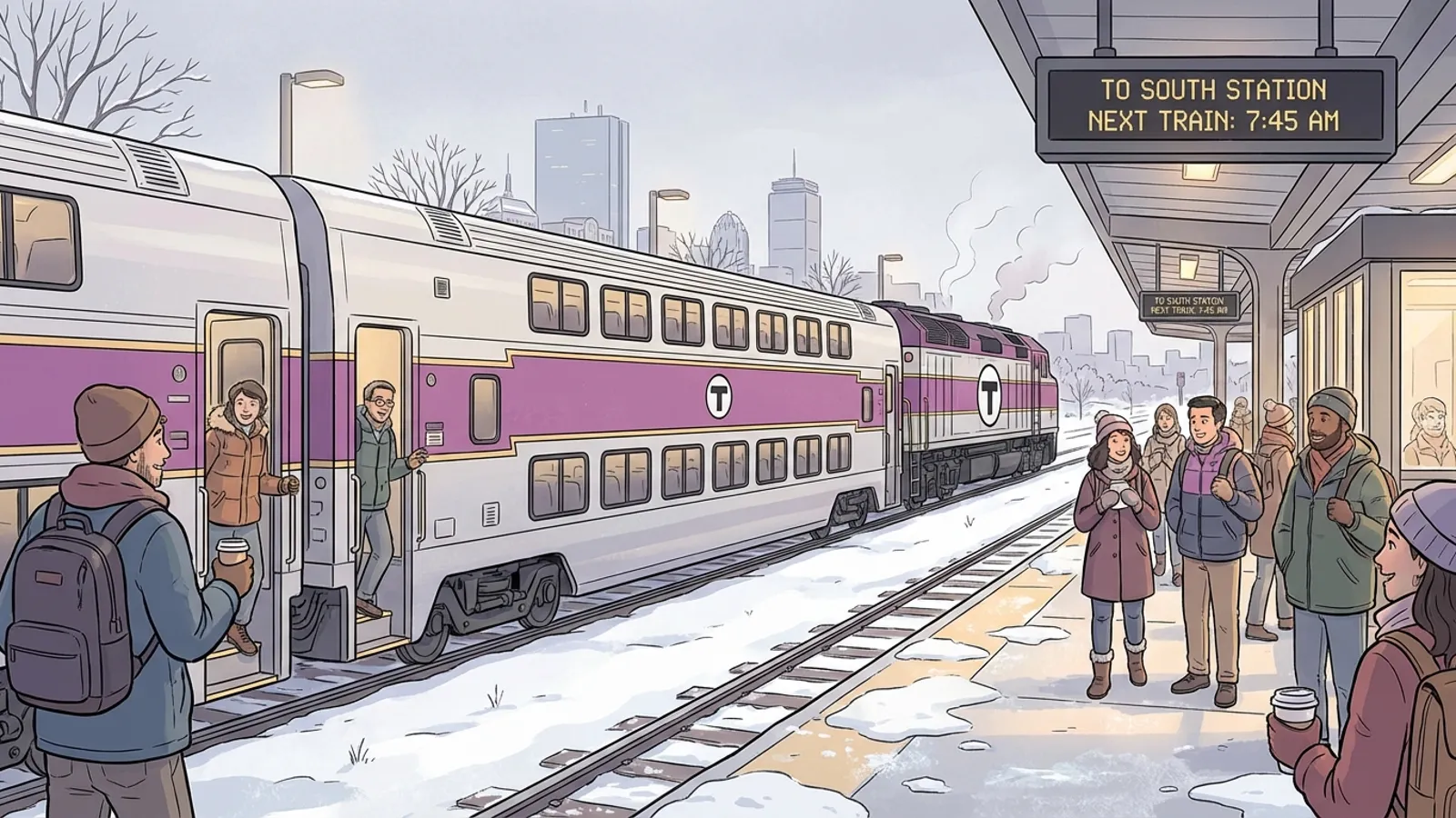 Boston MBTA Adds Staff to Help Winter Commuters