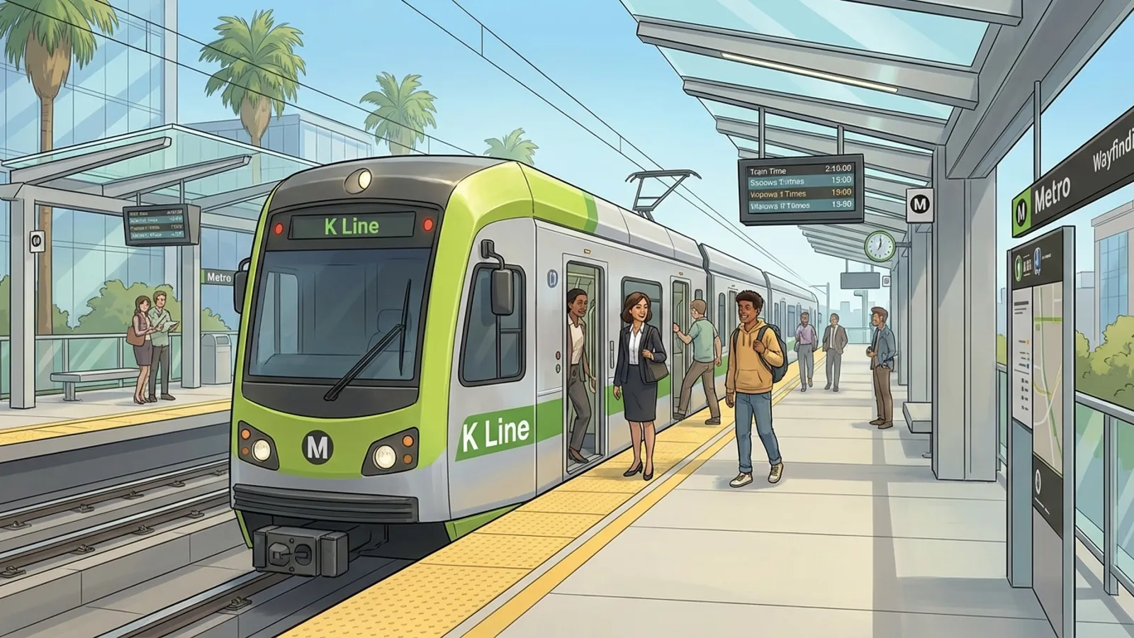 LA Metro K Line Opens Access to Kingdom Day Parade