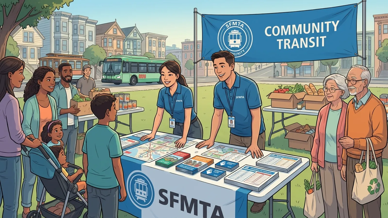 SF Transit Brings Fare Help to Food Banks