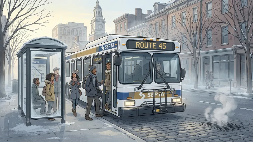Philadelphia Transit Adapts to Extreme Cold Snap