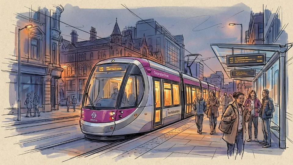 West Midlands Trams Adapt After Evening Delays