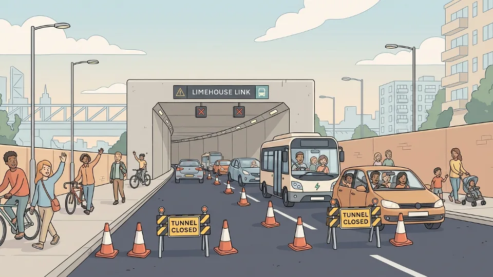 Limehouse Link Closes — East London Adapts Routes