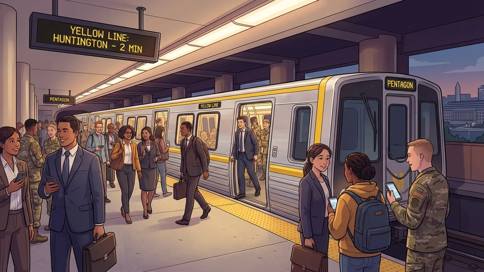 Yellow Line Operator Brightens DC Metro Commute