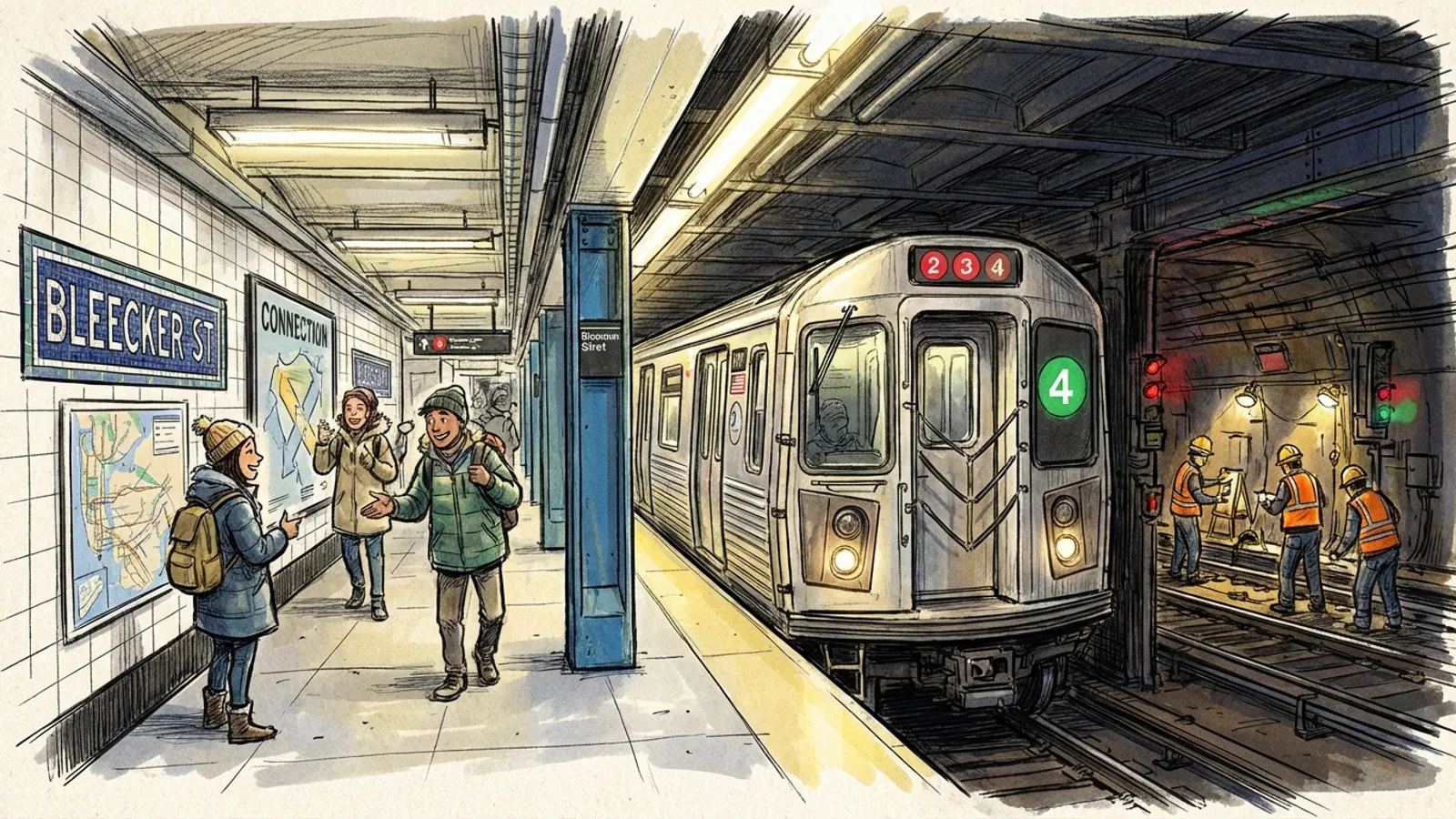 NYC Overnight Trains Adapt for System Upgrades