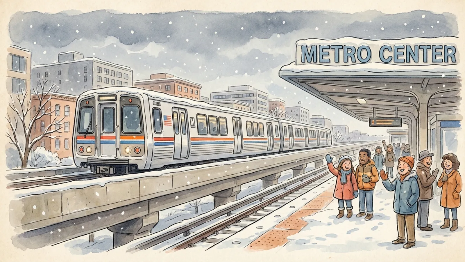 DC-Maryland-Virginia Metro Adapts Service to Winter Weather