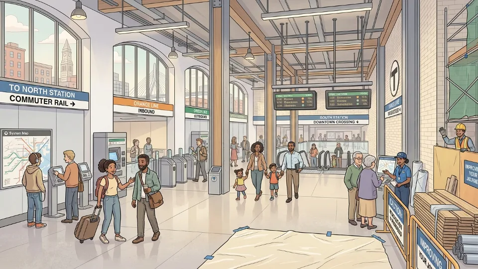 Back Bay Station Renovation Begins in Boston
