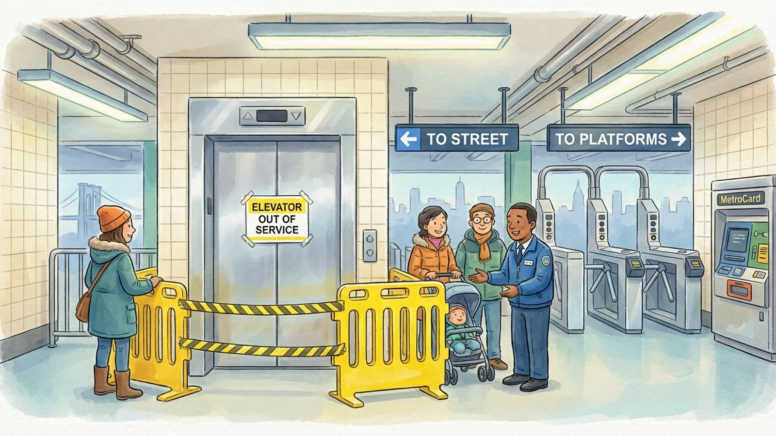 NYC Station Elevator Down — Agency Working on Fix