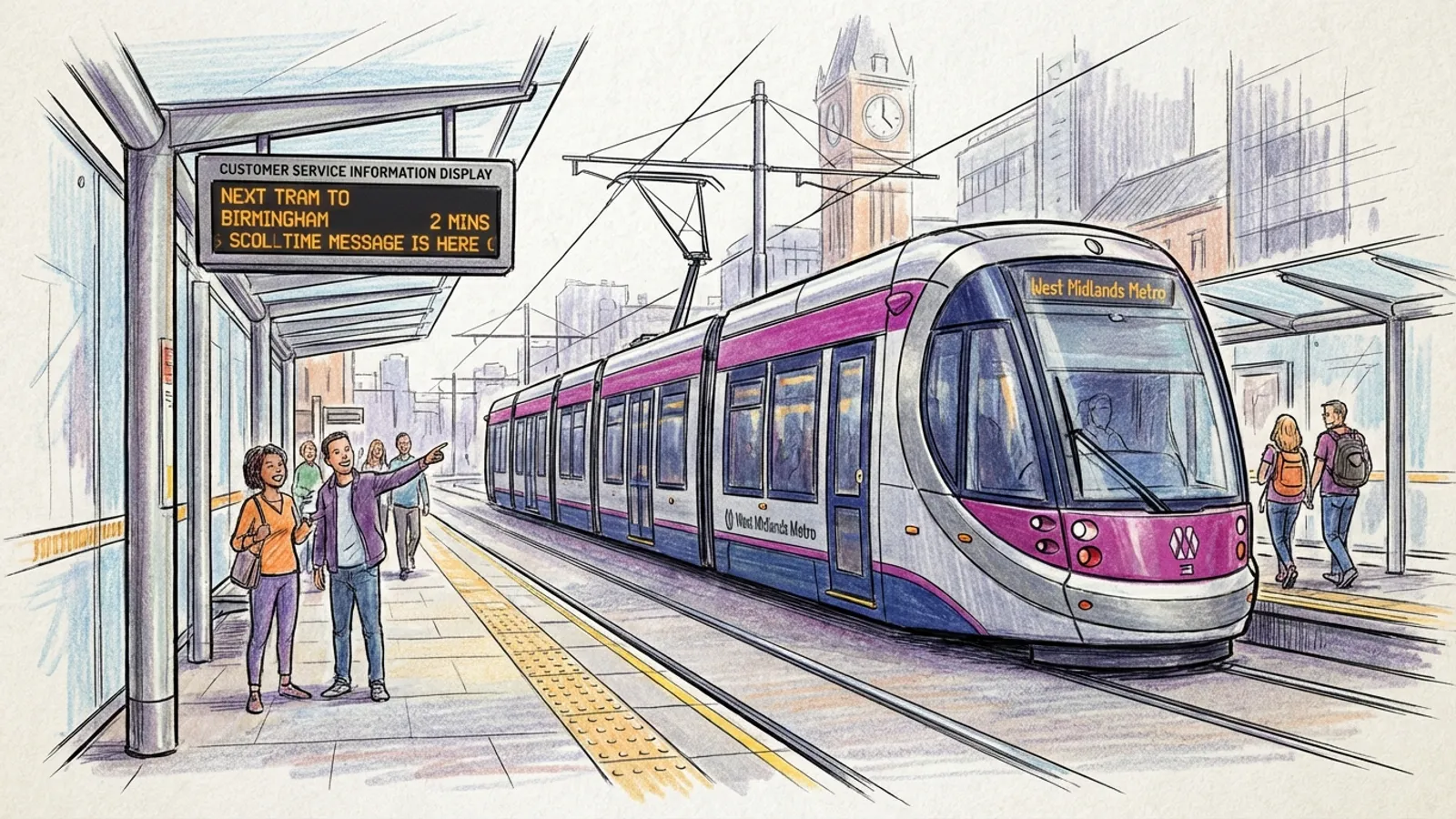 West Midlands Metro Adjusts Hours to Match Rider Needs