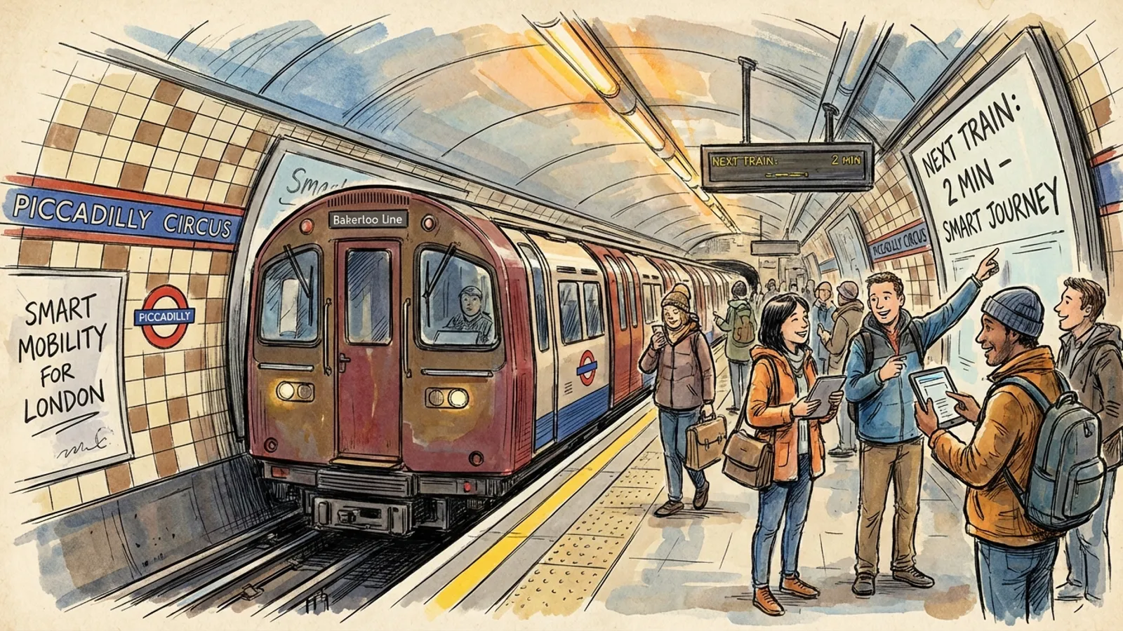 London Bakerloo Planner Glitch — Service Runs Smoothly