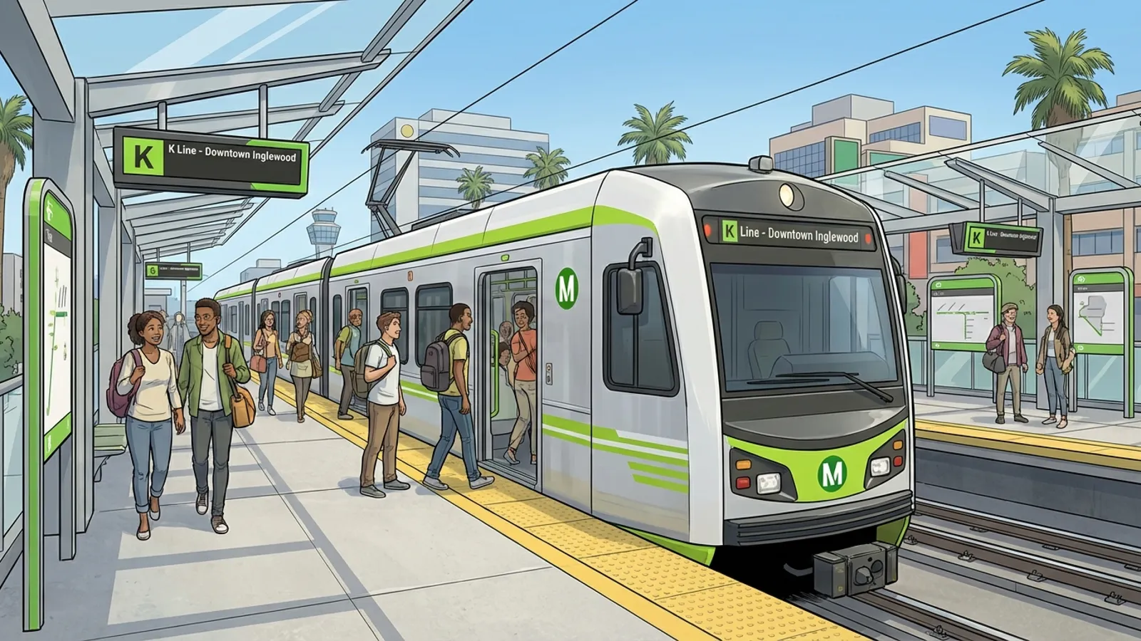 LA's K Line Connects Riders to MLK Day Celebration