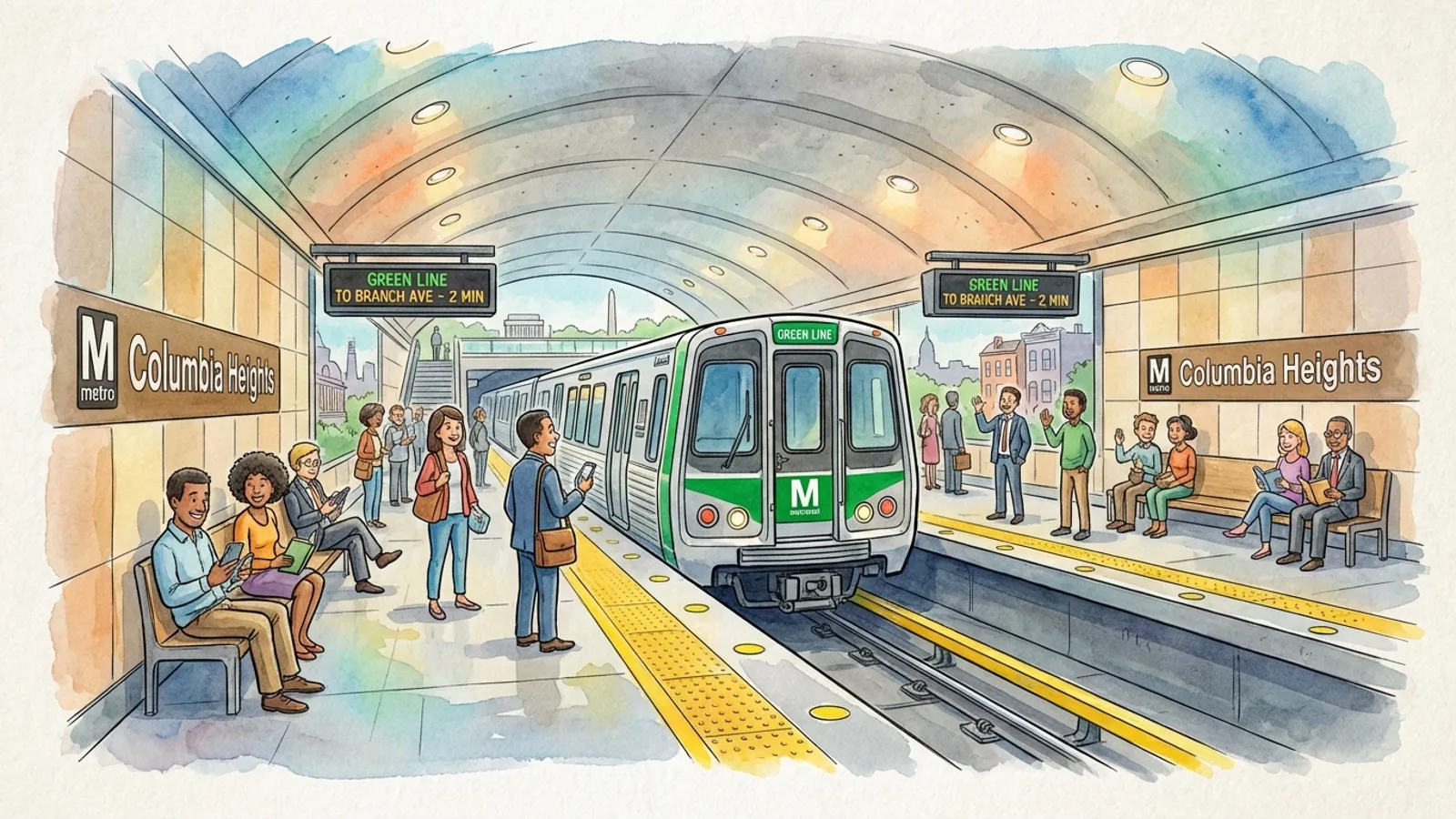 DC-Maryland-Virginia Green Line Recovers After Signal Issue