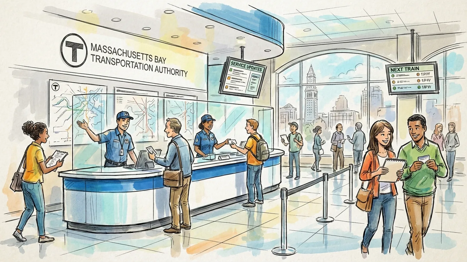 Boston Info Center Reopens Daily at 5 AM