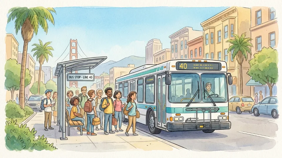 SF Line 40 Adapts to Temporary Stop Changes