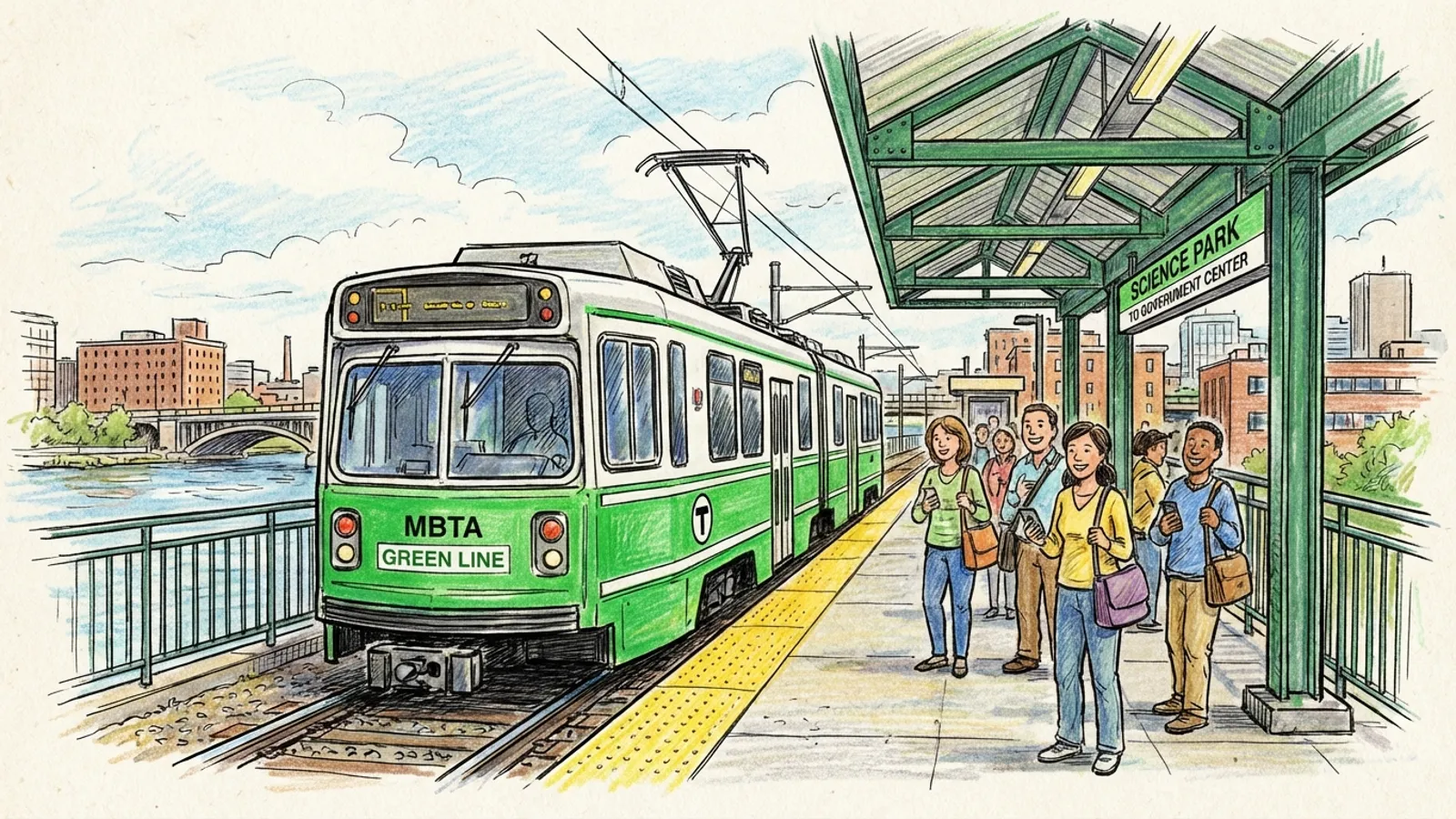 Boston Green Line C Branch Back on Track