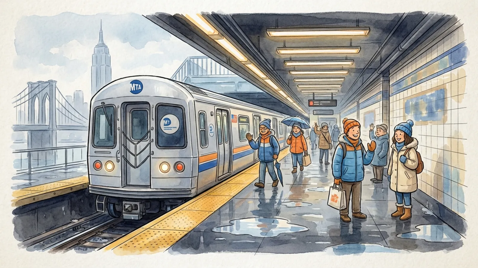 NYC Transit Adapts to Winter Weather Safely