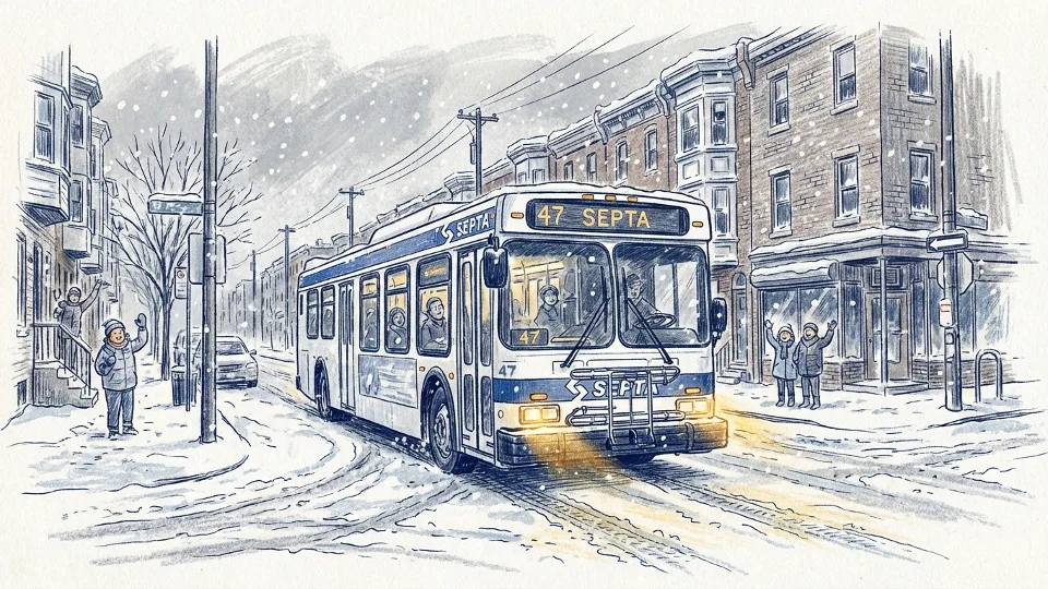 Philadelphia SEPTA Preps for Weekend Snow