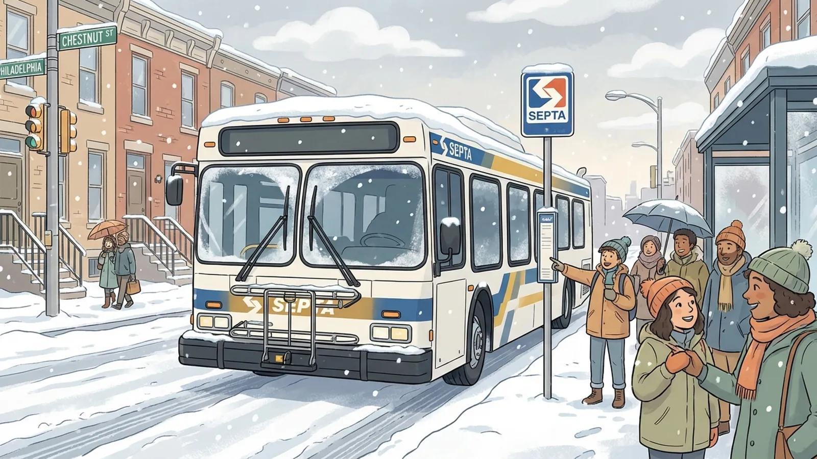 Philadelphia Preps for Snow — Transit Adapts