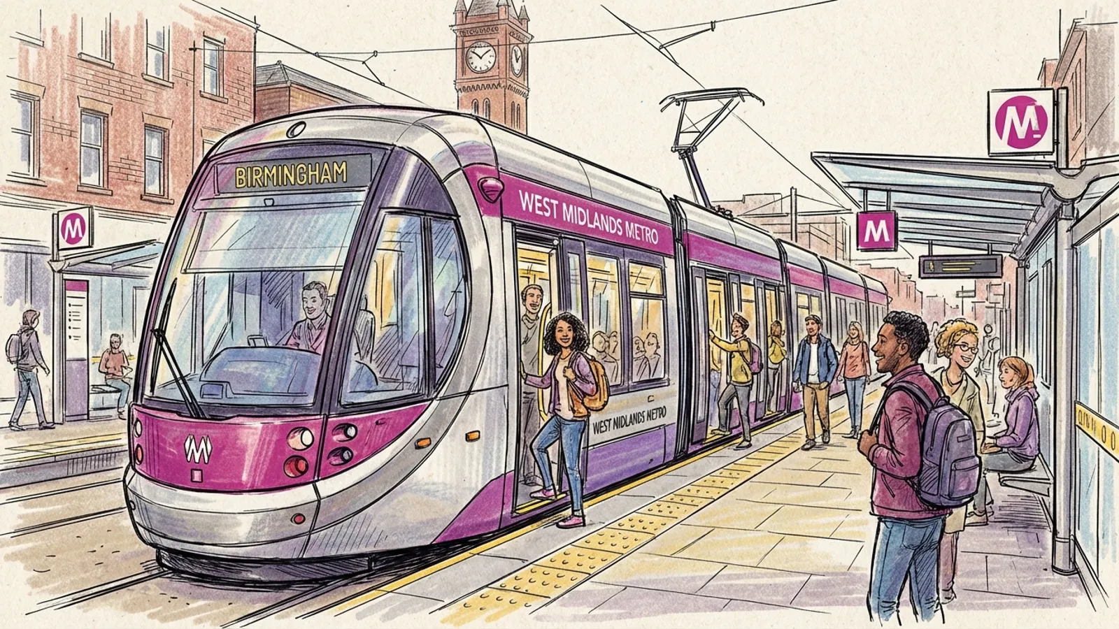 West Midlands Tram Keeps the Region Moving Smoothly