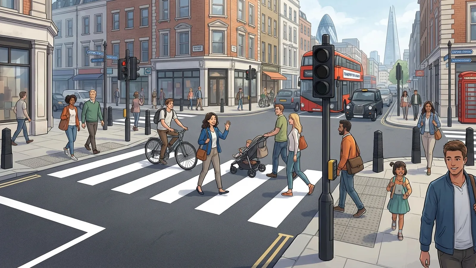 London Crossing Adapts as Signal Repair Underway